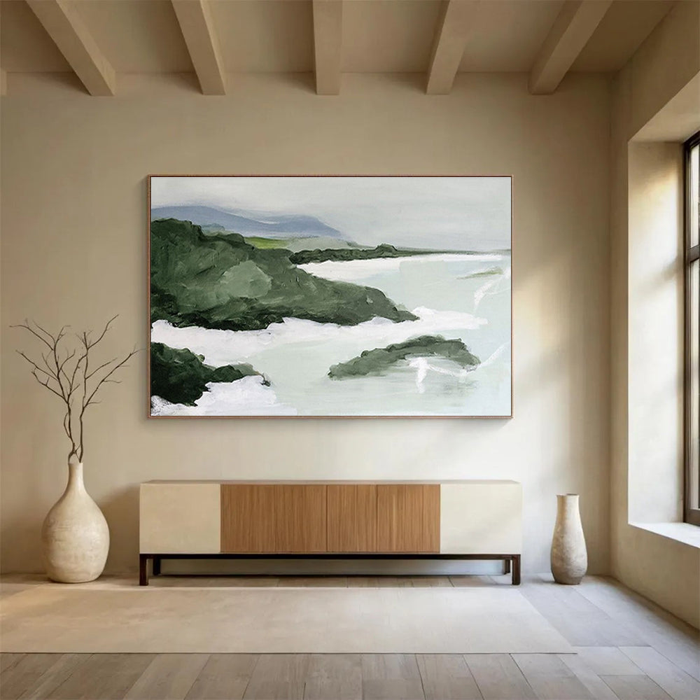 Spectacular Hand - Painted Textured Abstract Painting for Entryway & Bedroom DKH603