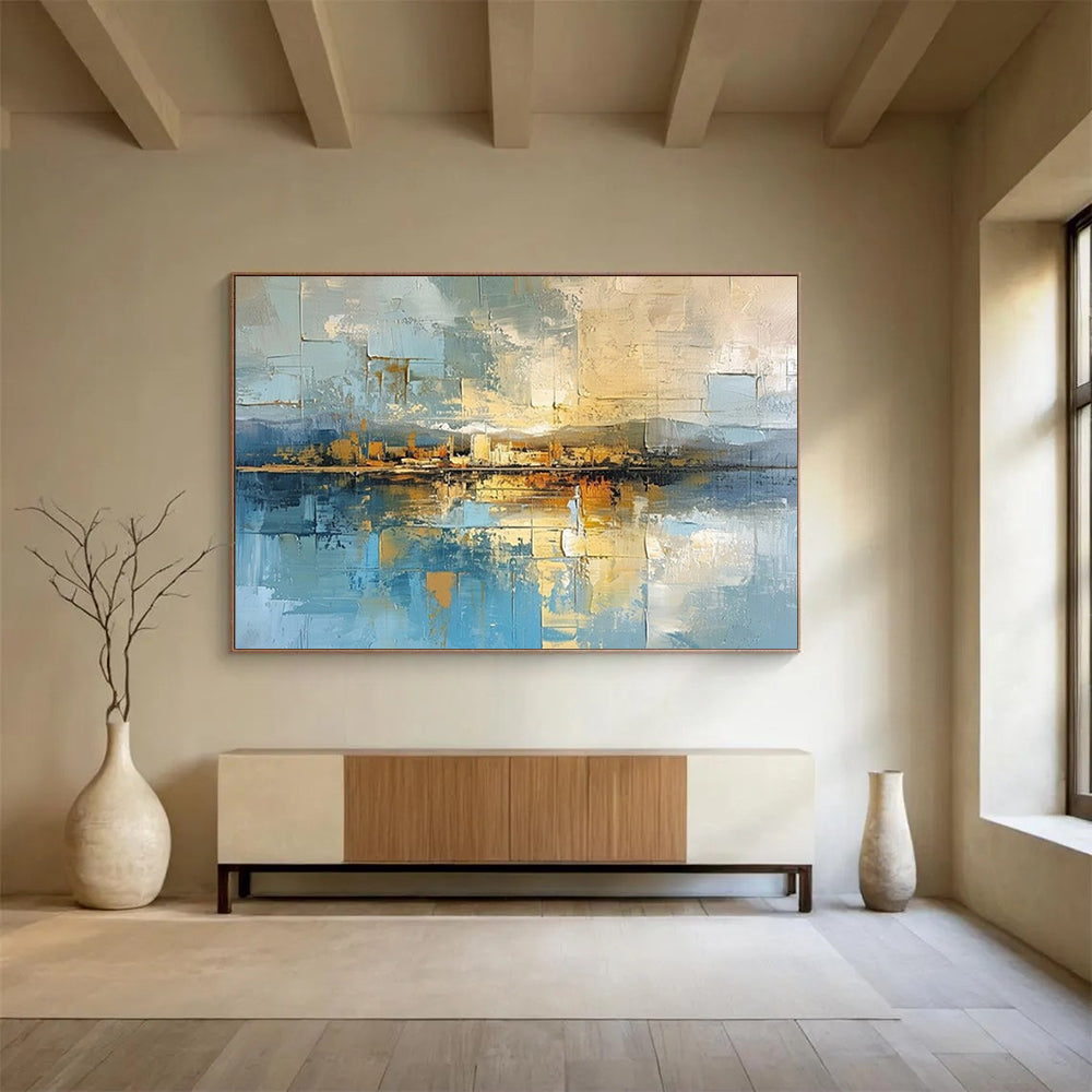 Elegant Large Abstract Wall Art for Hallway & Bar LargeART1640