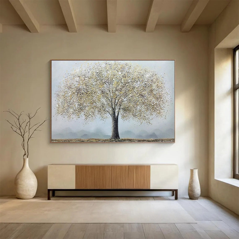 Massive Hand-Painted Abstract Murals for Bedroom & Office LargeART1526