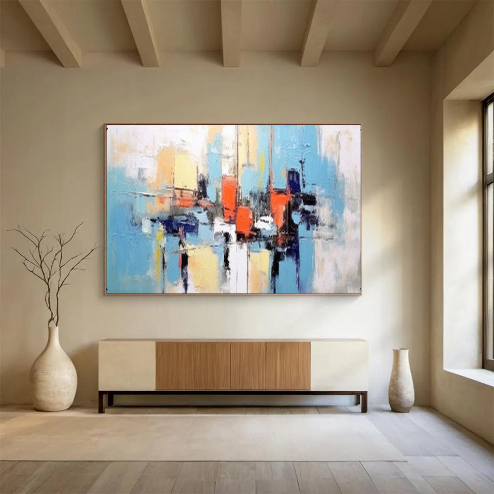 Dynamic Giant Abstract Canvas for Living Room & Office LargeART1646