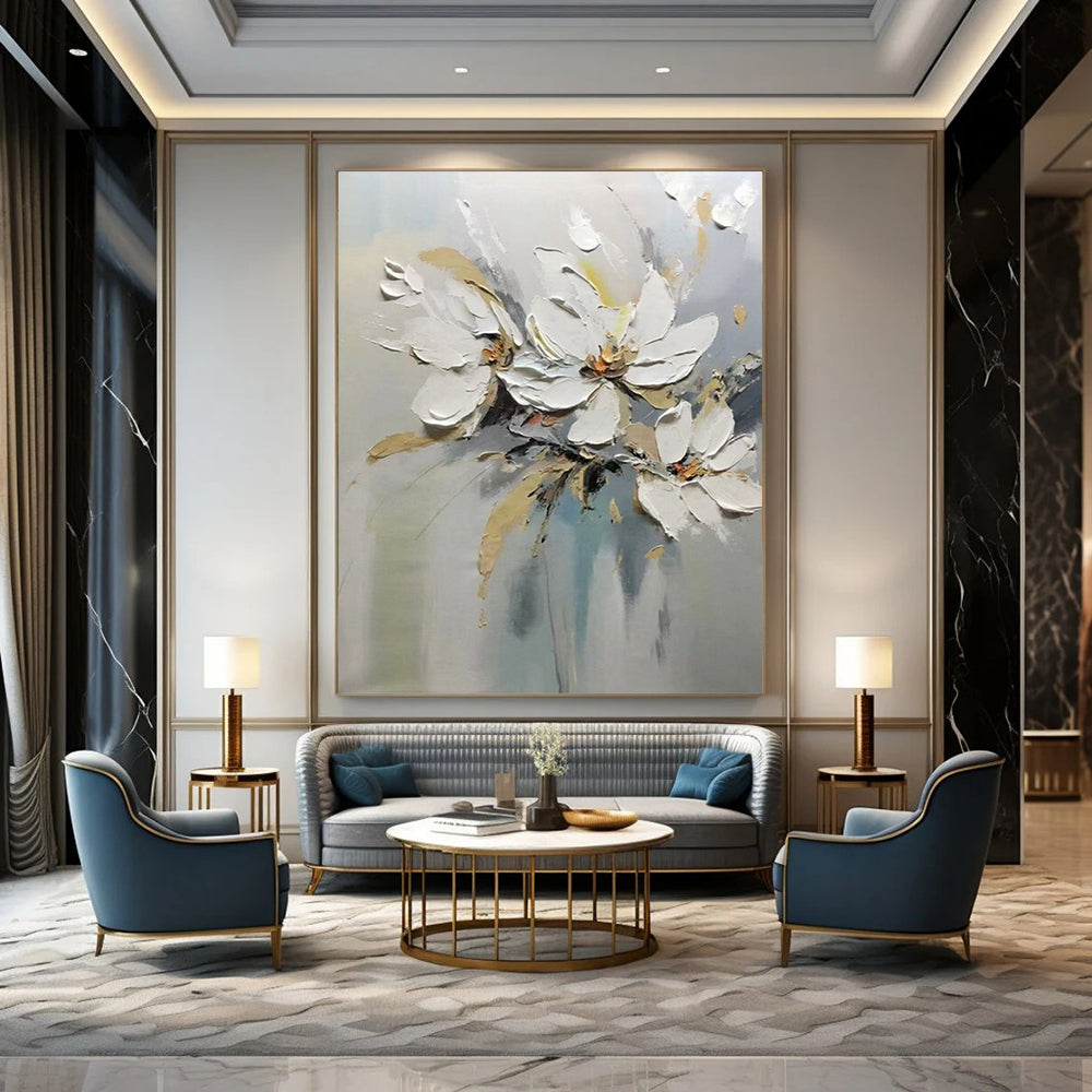 Gigantic Hand-Painted Abstract Wall Mural for Bar & Hotel Lobby LargeART2201
