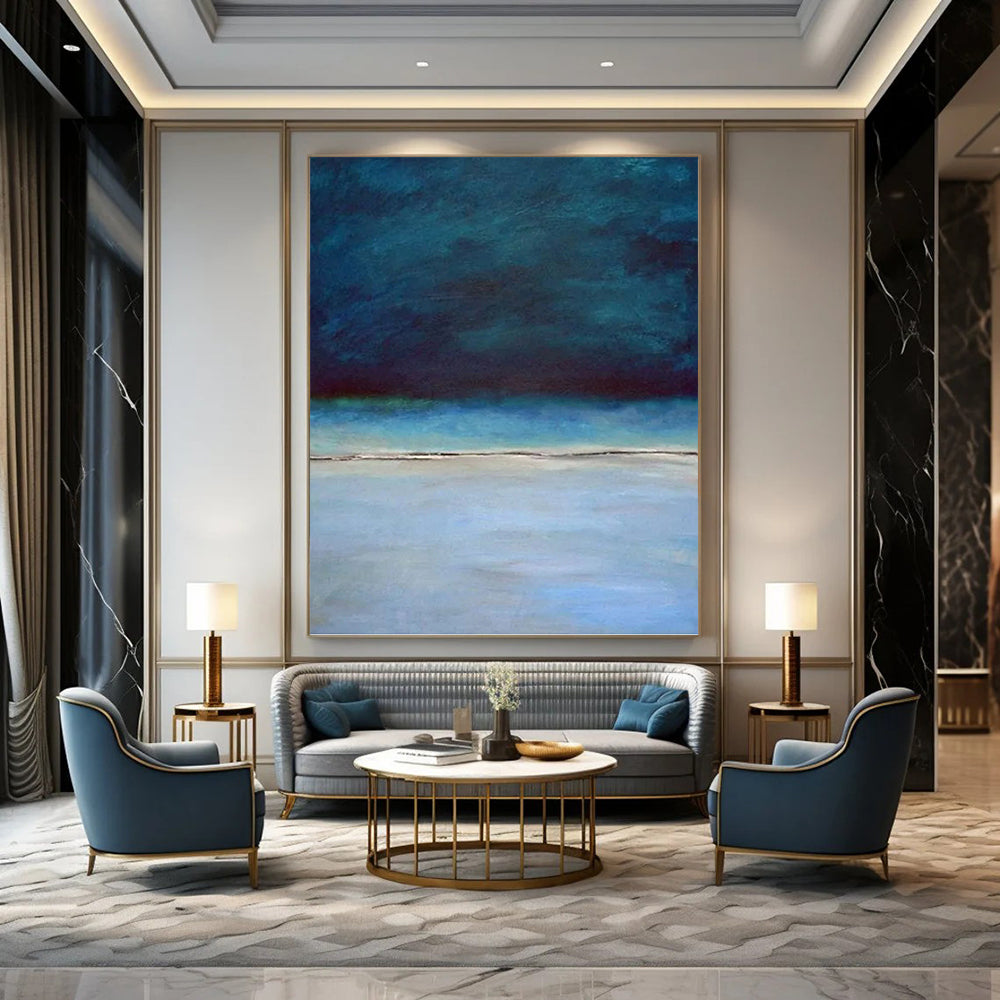 Relaxing Textured Abstract Wall Art for Bedroom & Hallway DKH0938