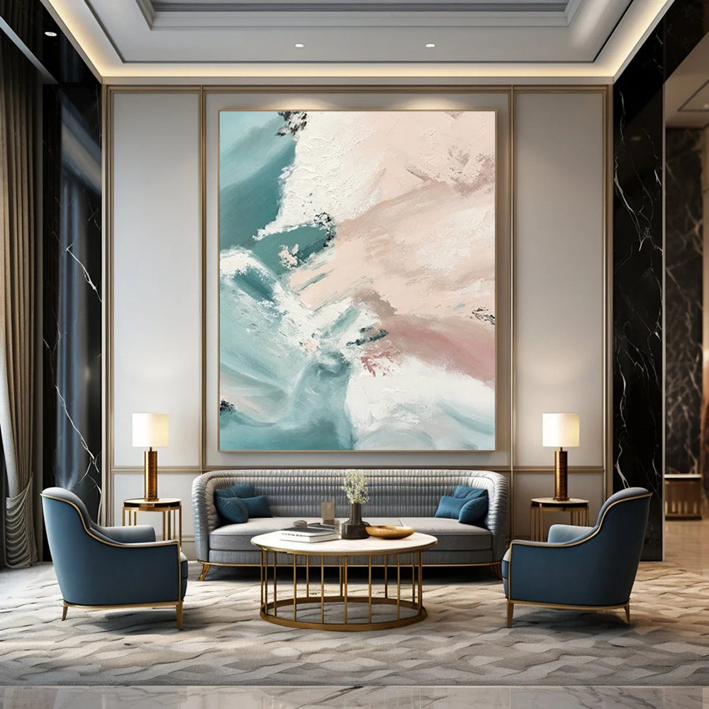 Large-Scale Handmade Abstract Creations for Bedroom & Hallway DTP277
