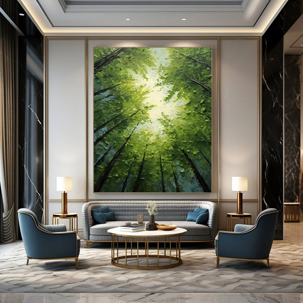 Custom Handmade Abstract Artworks: Big Sizes, Textured Styles for Bedroom & Living Room DTP266