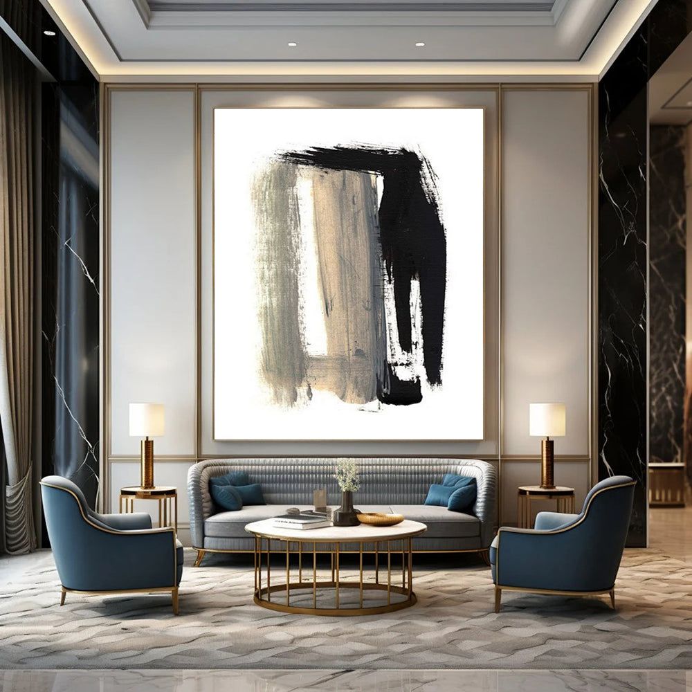 Scaled Textures: Immense - Sized Custom Abstract Artwork for Bedroom and Bar DTP157