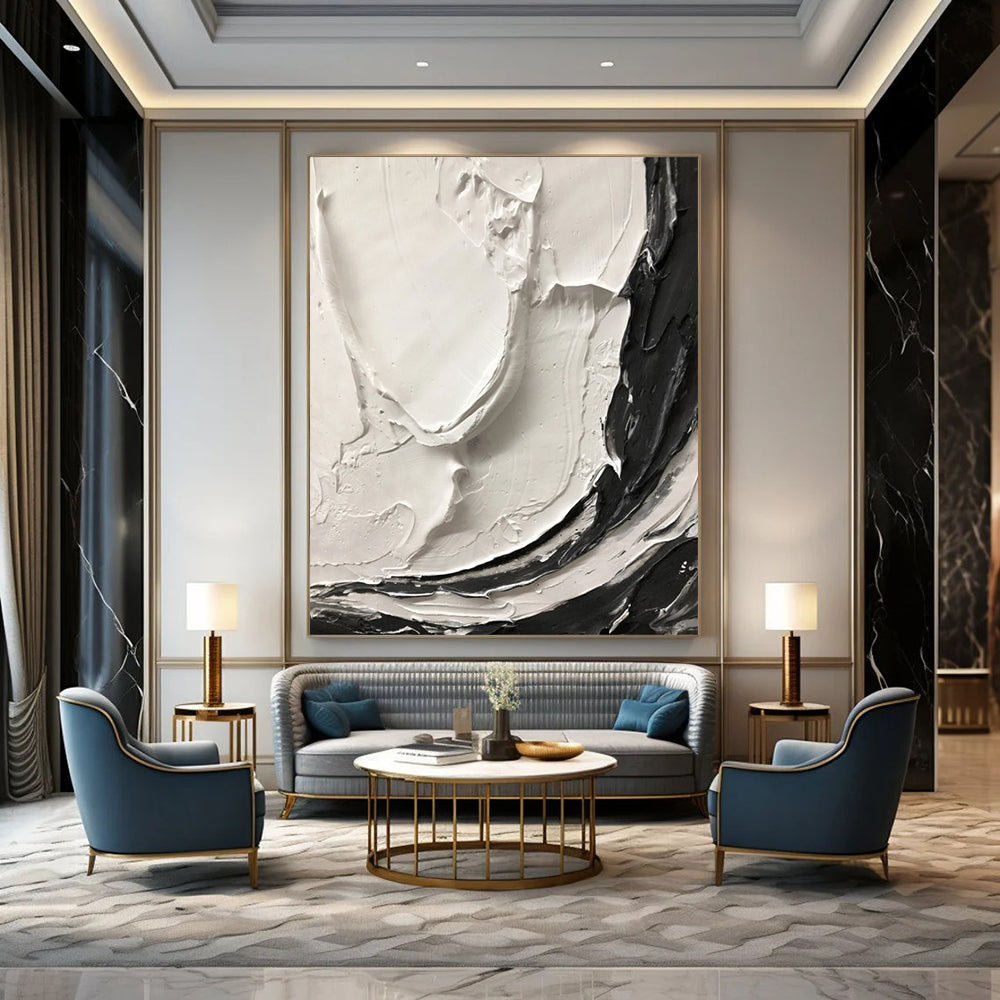 Gorgeous Hand Abstract Art for Bedroom & Hallway DTP387