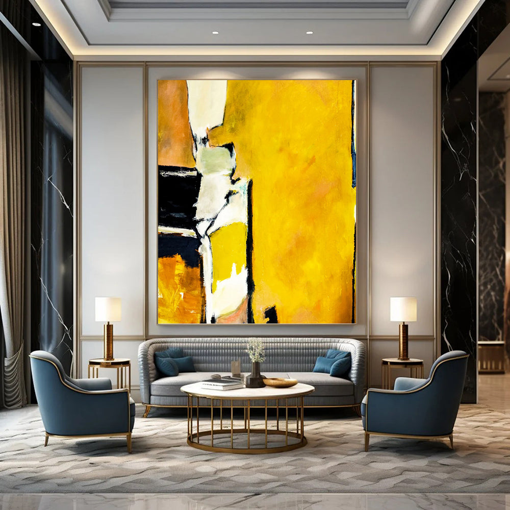Captivating Custom - Rendered Textured Canvas Abstract for Bedroom & Hallway DKH1101