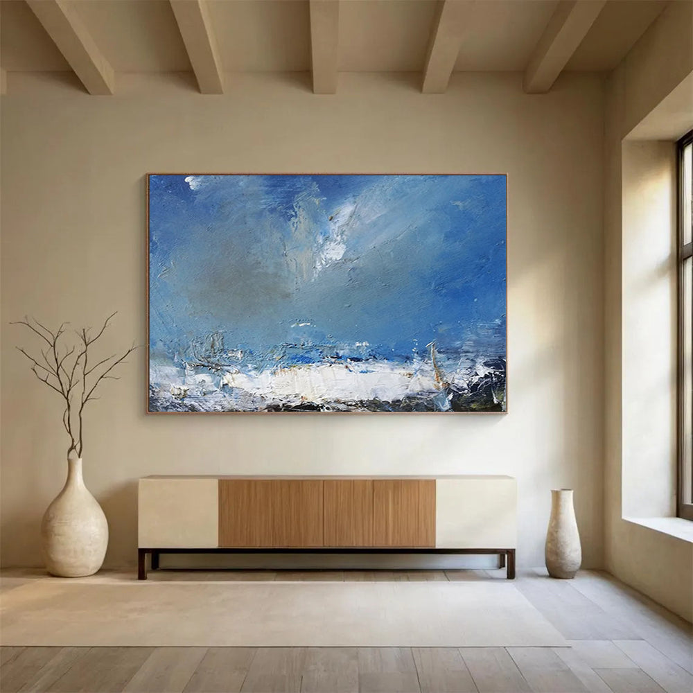Impressionistic Sea & Sky - Coastal Living Room Charm DLZ031