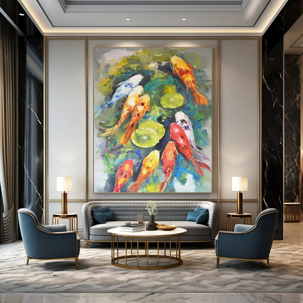 Vast Hand-Painted Abstract Art for Office & Bedroom LargeART2351