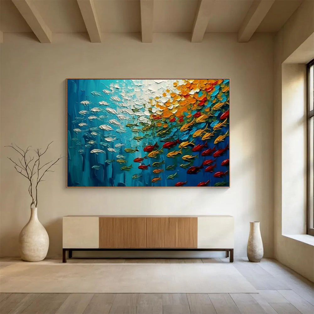 Extraordinary Abstract Painting for Entryway & Hotel LargeART1689