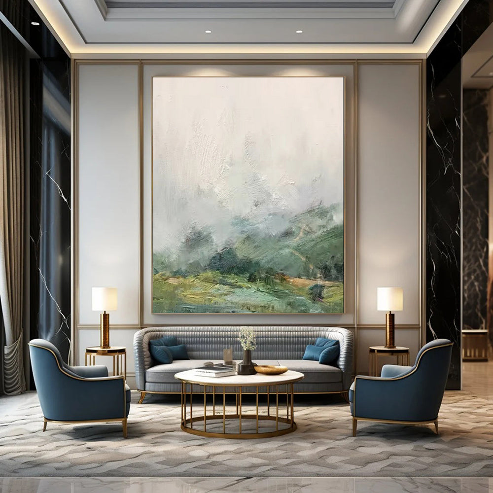 Large-Scale Textured Abstract Wall Art for Bedroom & Retreat LargeART2110