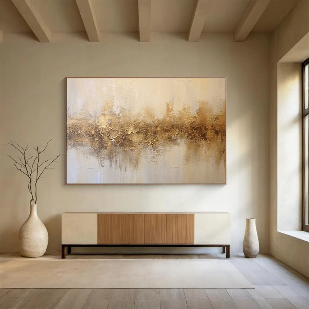 Massive Hand-Painted Abstract Canvases for Dining Room & Office LargeART1538