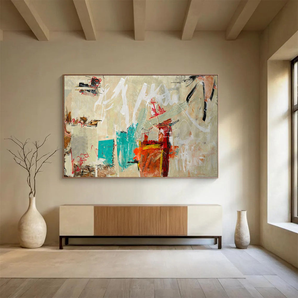 Minimalist Abstract - Modern Living Room or Office Art DLZ238
