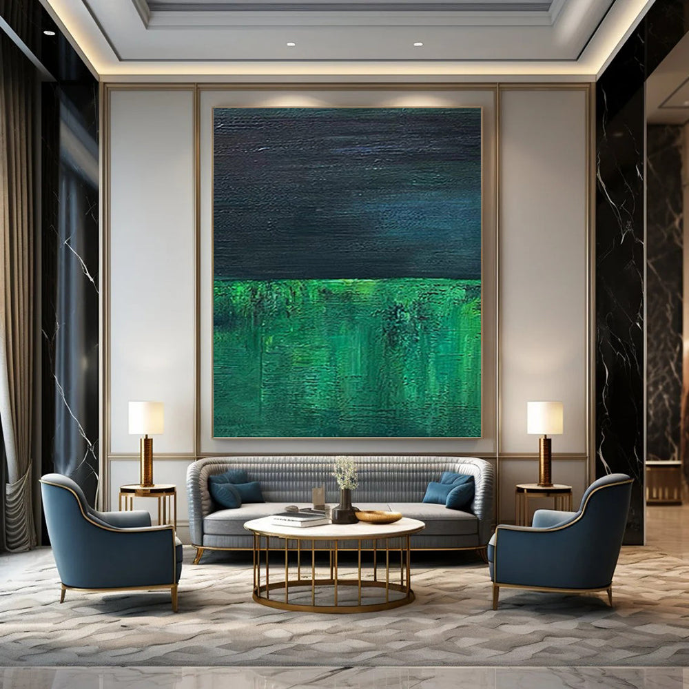 Immense Hand - Painted Textured Abstract Painting for Hallway & Dining Room DKH1201