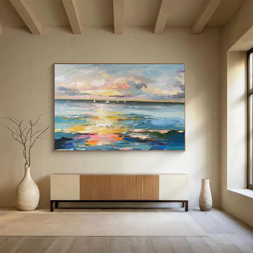 Ethereal Large Abstract Canvas for Living Room & Bedroom LargeART1738