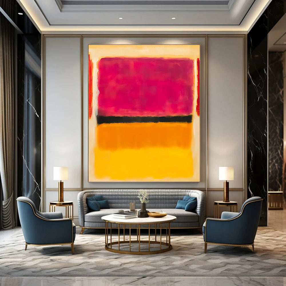 Towering Vertical Hand - Painted Custom Abstract Artifact (with Fossil Textures) for Bedroom and Office DKH1609