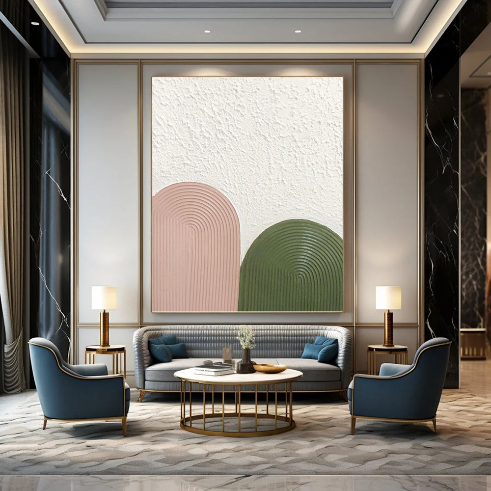 Massive Hand - Painted Textured Abstract for Bedroom & Living Room DKH1175