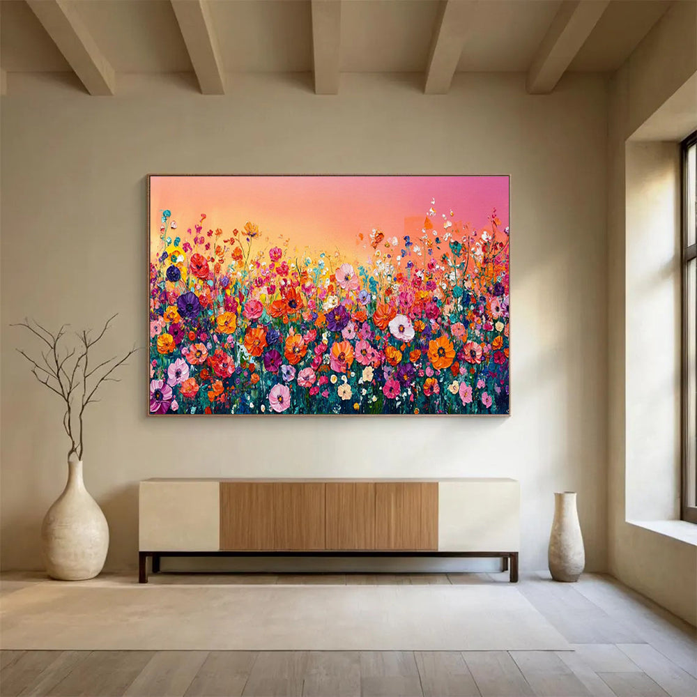 Hand - Crafted Textured Large Abstract Artwork for Versatile Spaces DKH680