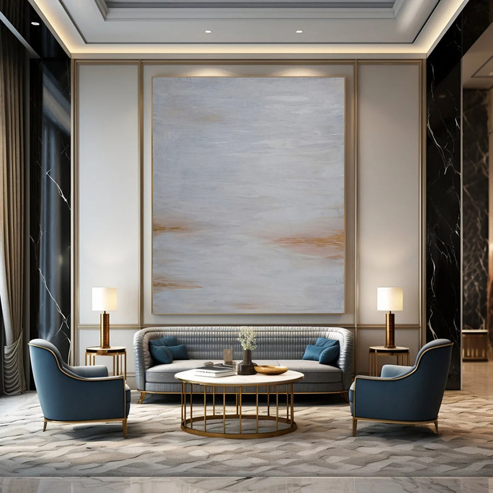 Vast Hand-Painted Abstract Art for Office & Hallway LargeART2322