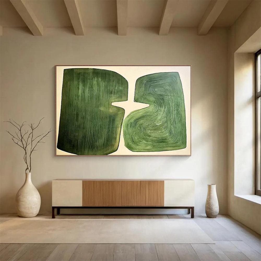 Large - Sized Hand - Painted Textured Abstract Art for Bar & Entryway DKH620