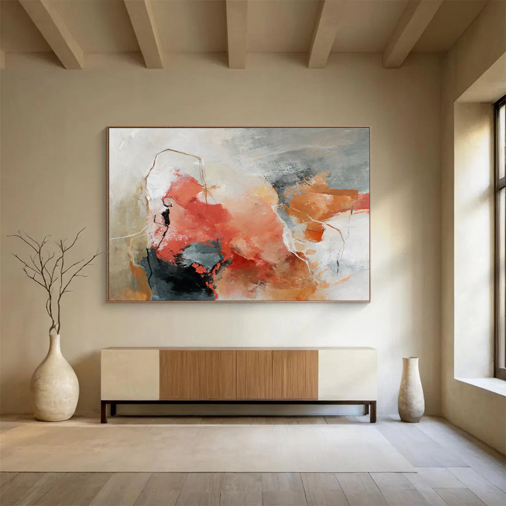 Immense Textured Abstract Wall Decor for Bar & Dining Room DKH515