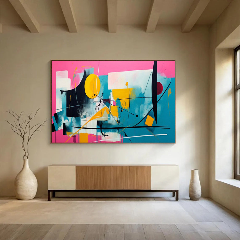 Graceful Abstract Canvas for Bedroom & Living Room LargeART1718