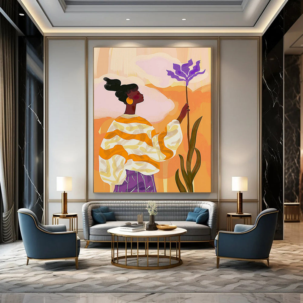 Textured & Rustic Abstract Canvas Art for Dining Room & Bar LargeART2039