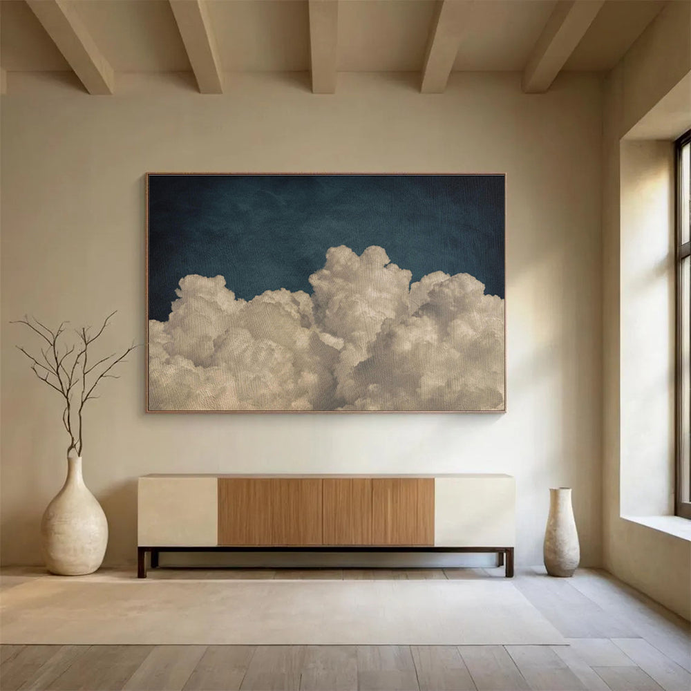 Custom Hand-Painted Abstract Painting for Office & Entryway DKH124