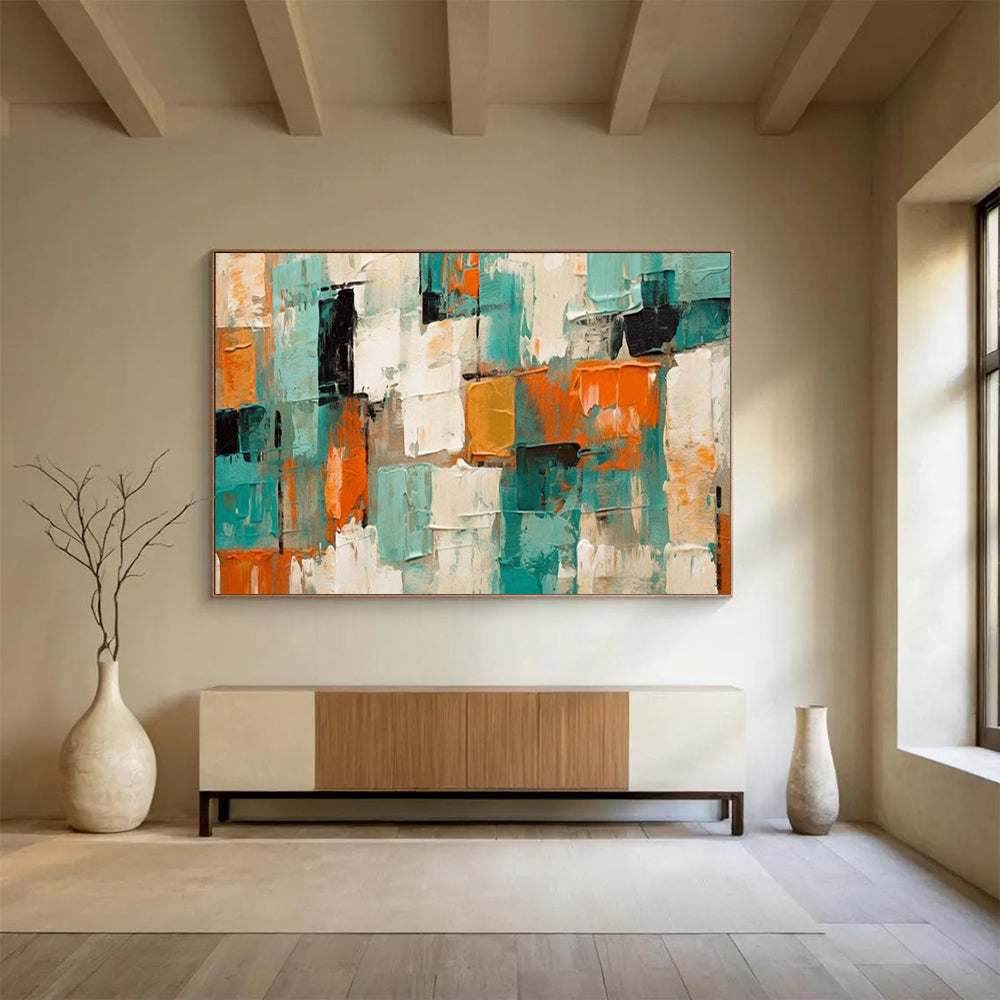 Luxurious Abstract Mural for Entryway & Hotel Lobby LargeART1721