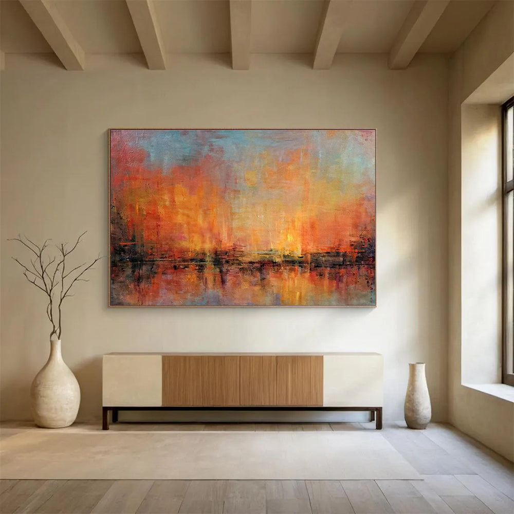 Oversized Abstract Canvas for Living Room & Bar DKH386