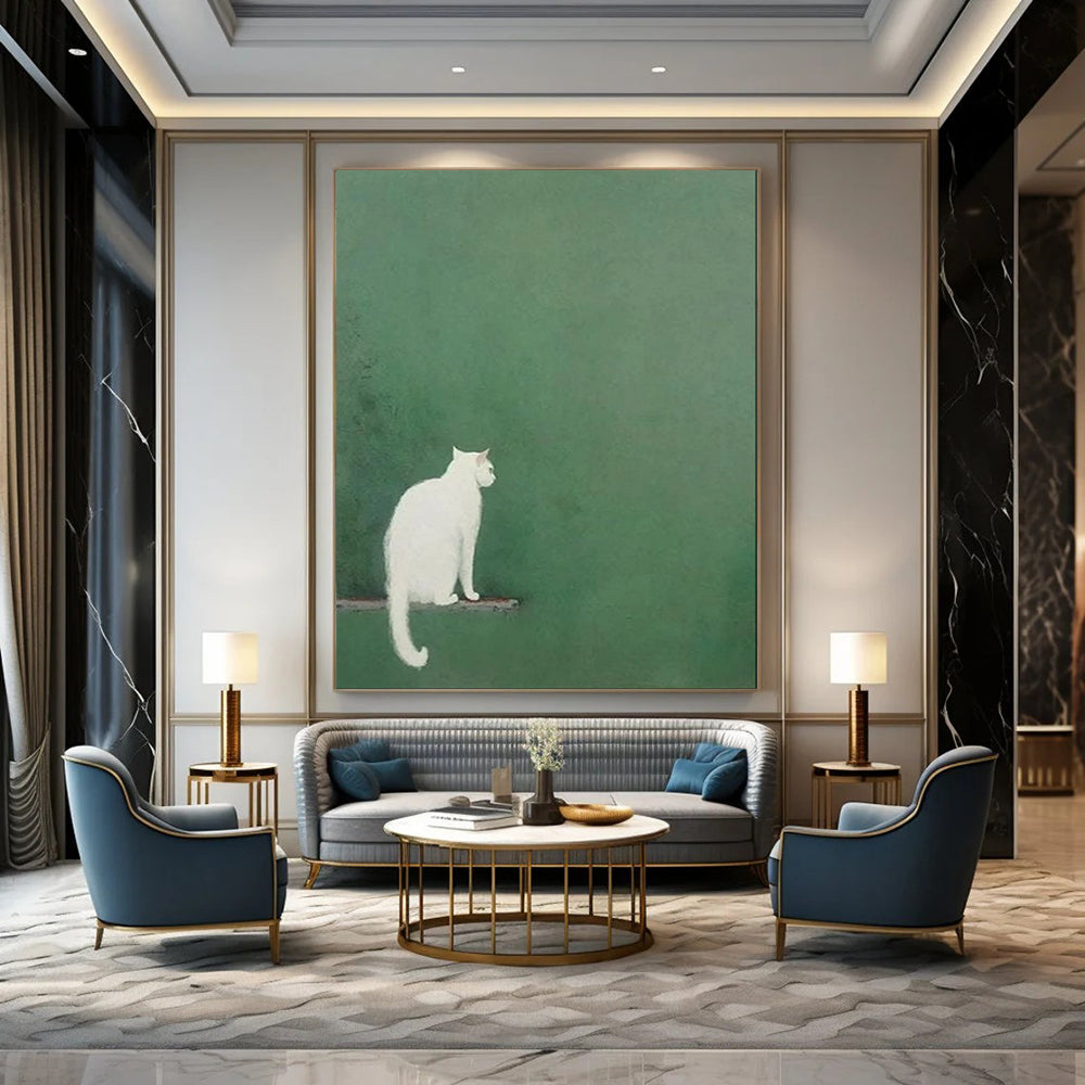 Hand-Painted Personalized Abstract Painting for Bedroom & Hallway LargeART1937