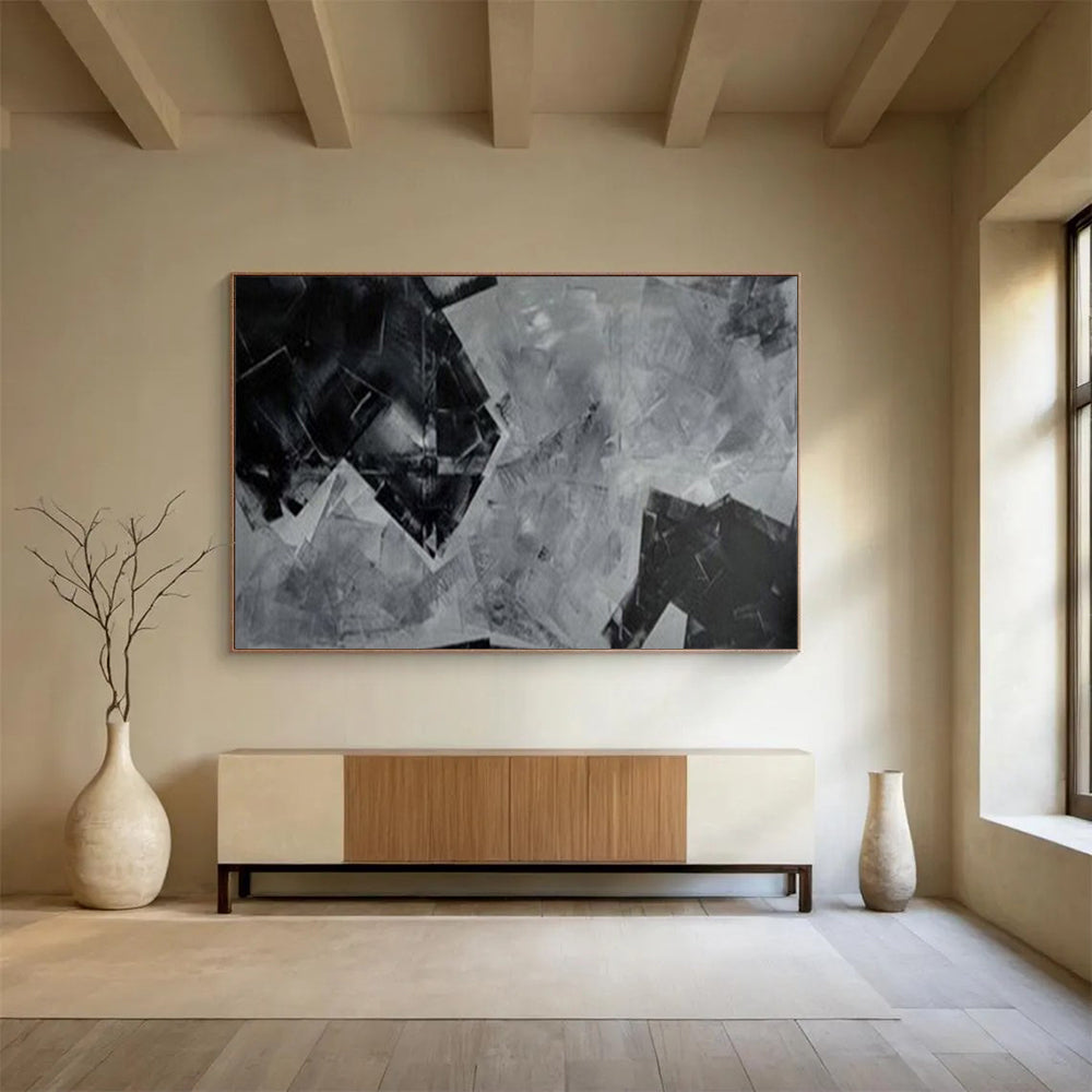 Impressive Monumental Abstract Wall Mural for Bar & Hotel LargeART1732
