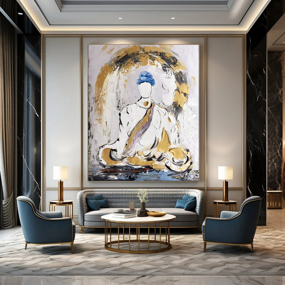 Large-Scale Textured Abstract Wall Mural for Bar & Hotel Lobby LargeART2098