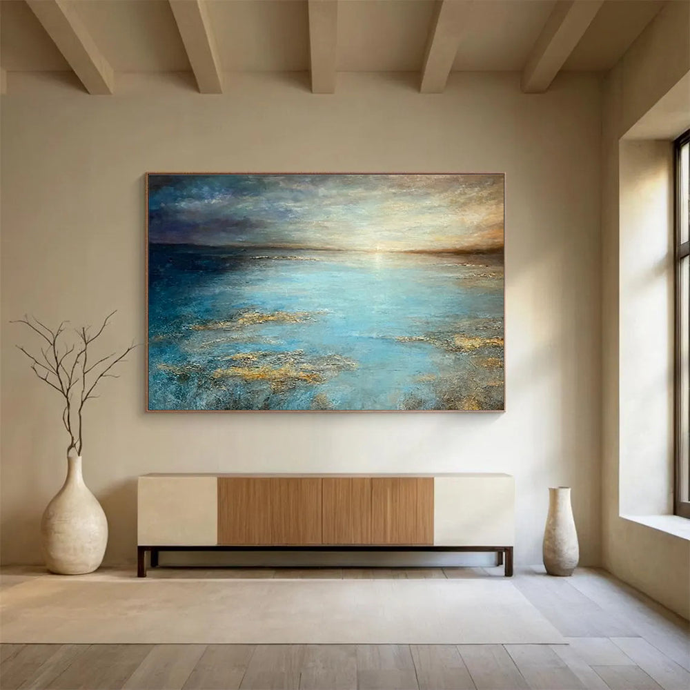 Massive Hand - Crafted Textured Abstract Canvas for Artistic Accents DKH771