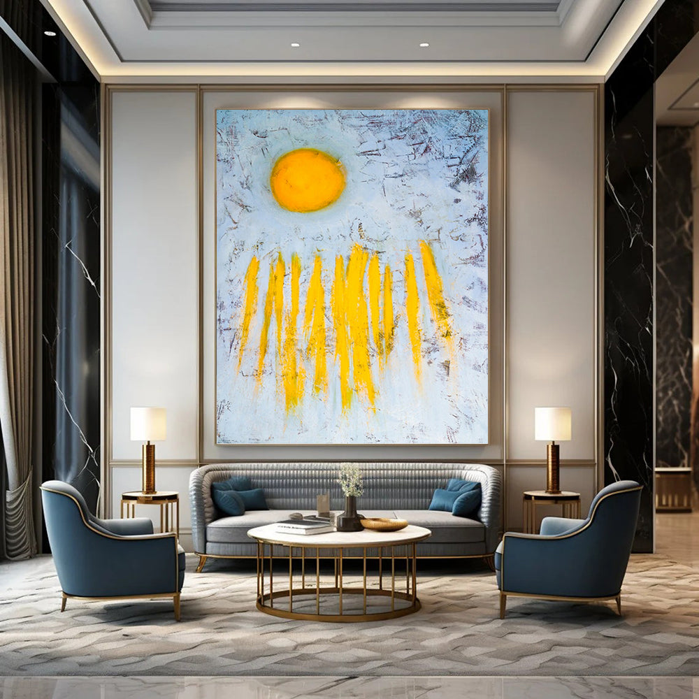 Dazzling Hand - Rendered Textured Canvas Abstract for Bar & Entryway DKH1089