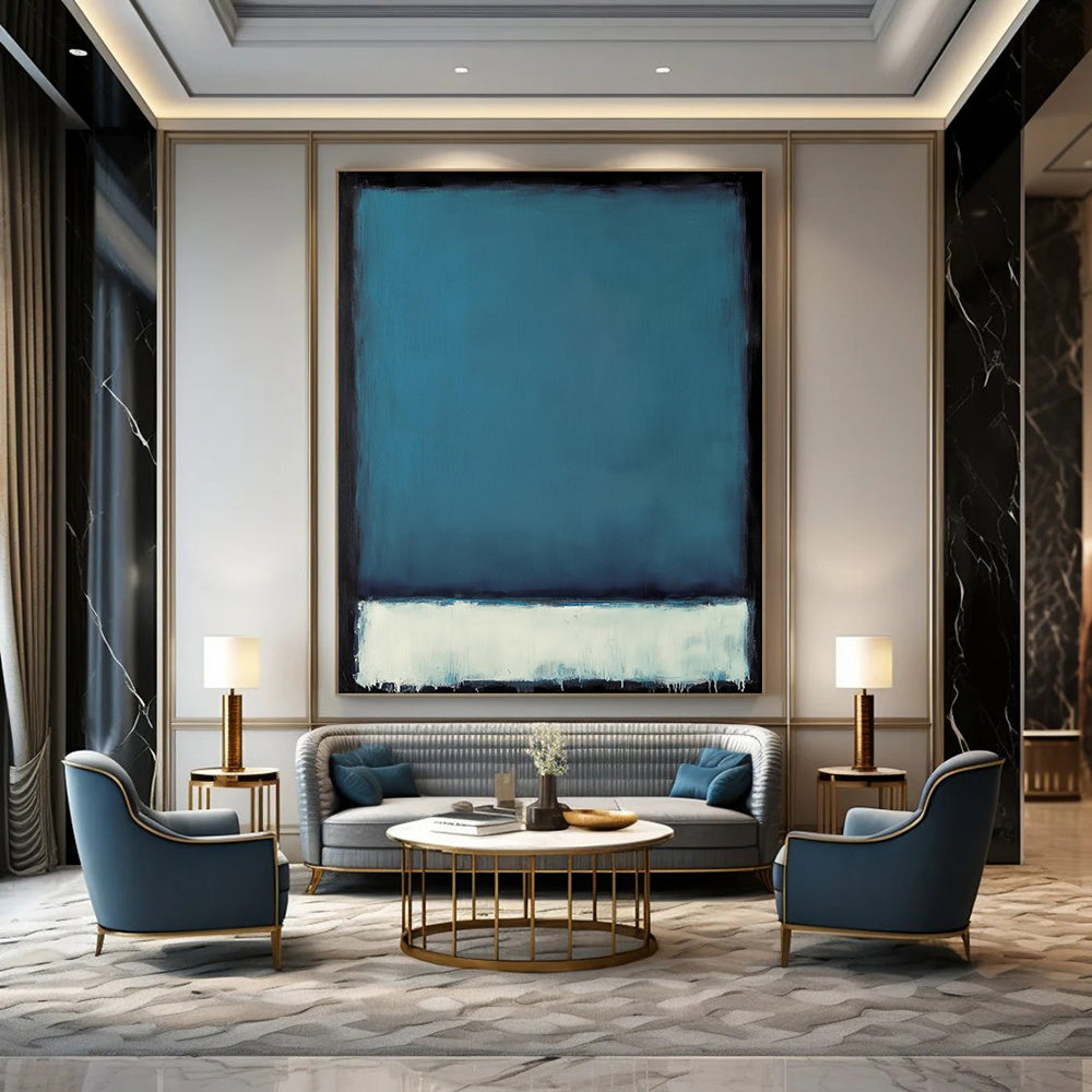 Whimsical & Playful Hand-Painted Bespoke Abstract Painting for Bedroom & Bar LargeART1953