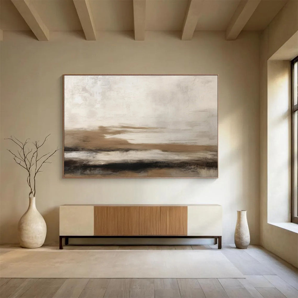 “Artistic Tapestry” Large - Format Abstract Mural for Bedroom & Dining Room DKH332