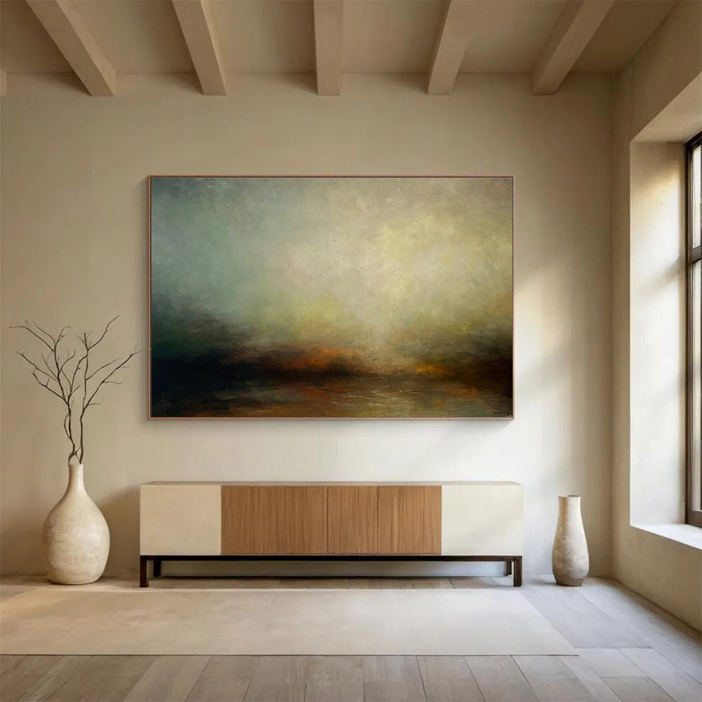 Oversized Textured Handmade Abstract Painting for Decorative Enhancements DKH773