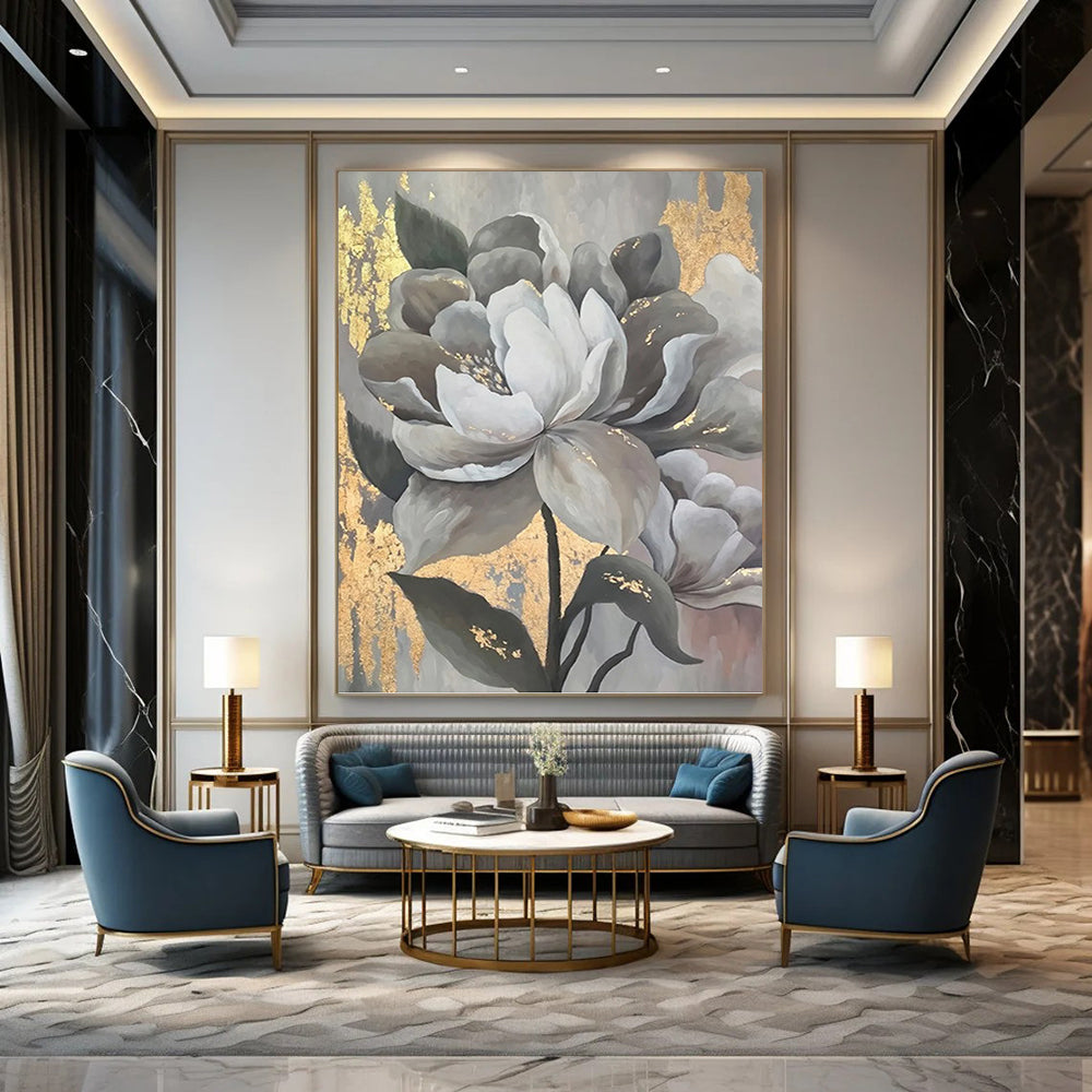 Massive Vertical Hand - Painted Textured Custom Abstract Hymn (with Woven - Basket Textures) for Bedroom and Entryway DKH1620