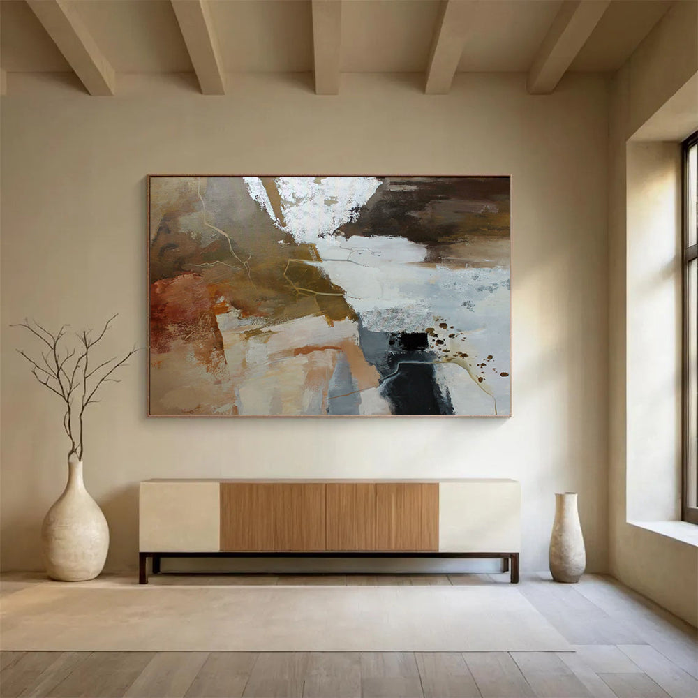 Colossal Textured Abstract Art for Bedroom & Office DKH514