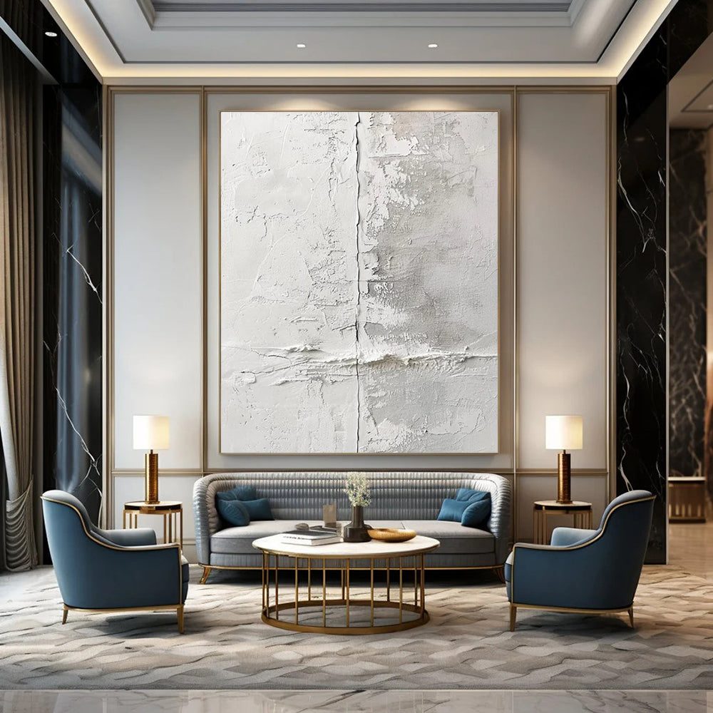 Immense - Sized Hand - Painted Custom Abstract Painting for Bar and Living Room DTP066
