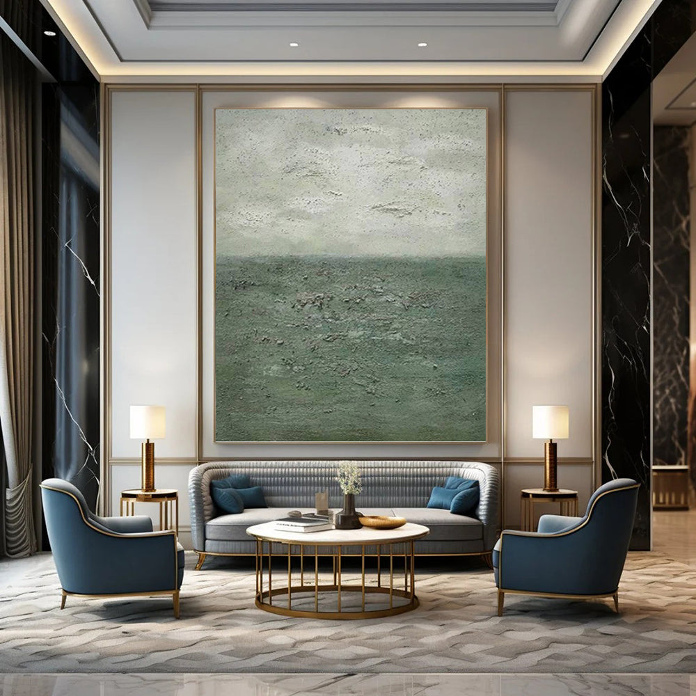 Mega - Dimensioned Hand - Painted Textured Custom Abstract Odyssey, for Bedroom and Dining Room DKH1504