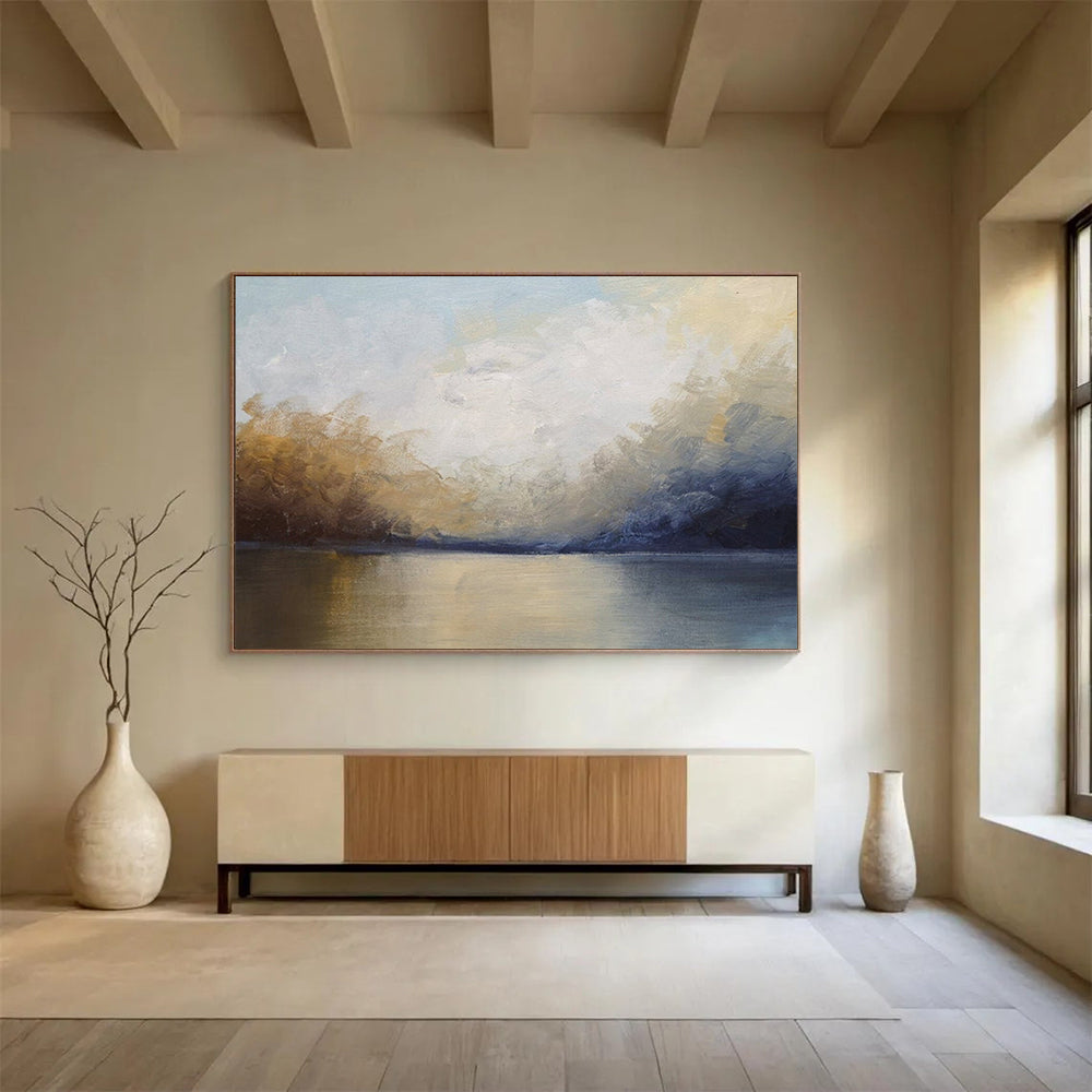 Soft Landscape Abstract - Calming Bedroom Oasis DLZ009