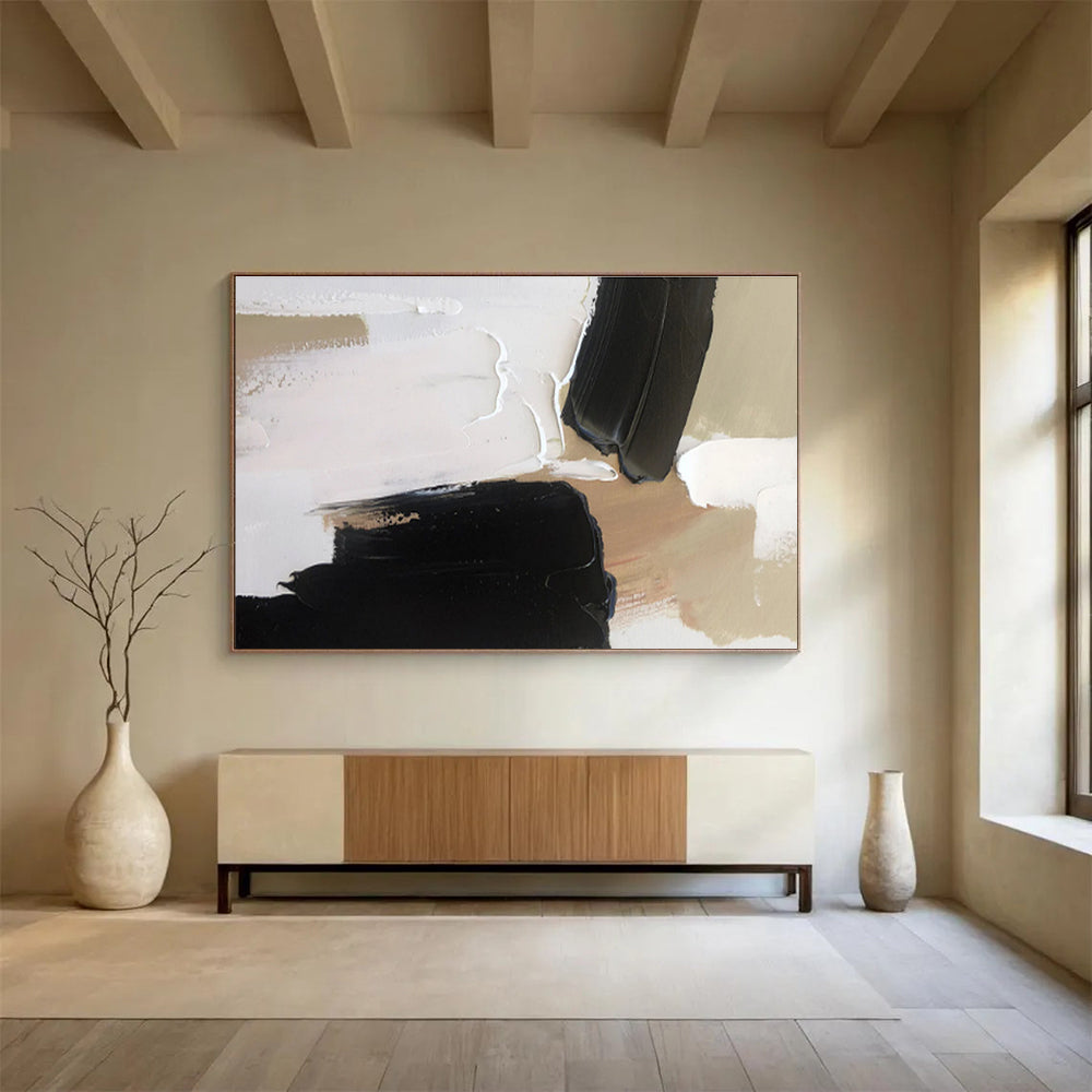“Rhythmic Odyssey” Colossal Abstract Artwork for Dining Room & Bar DKH316