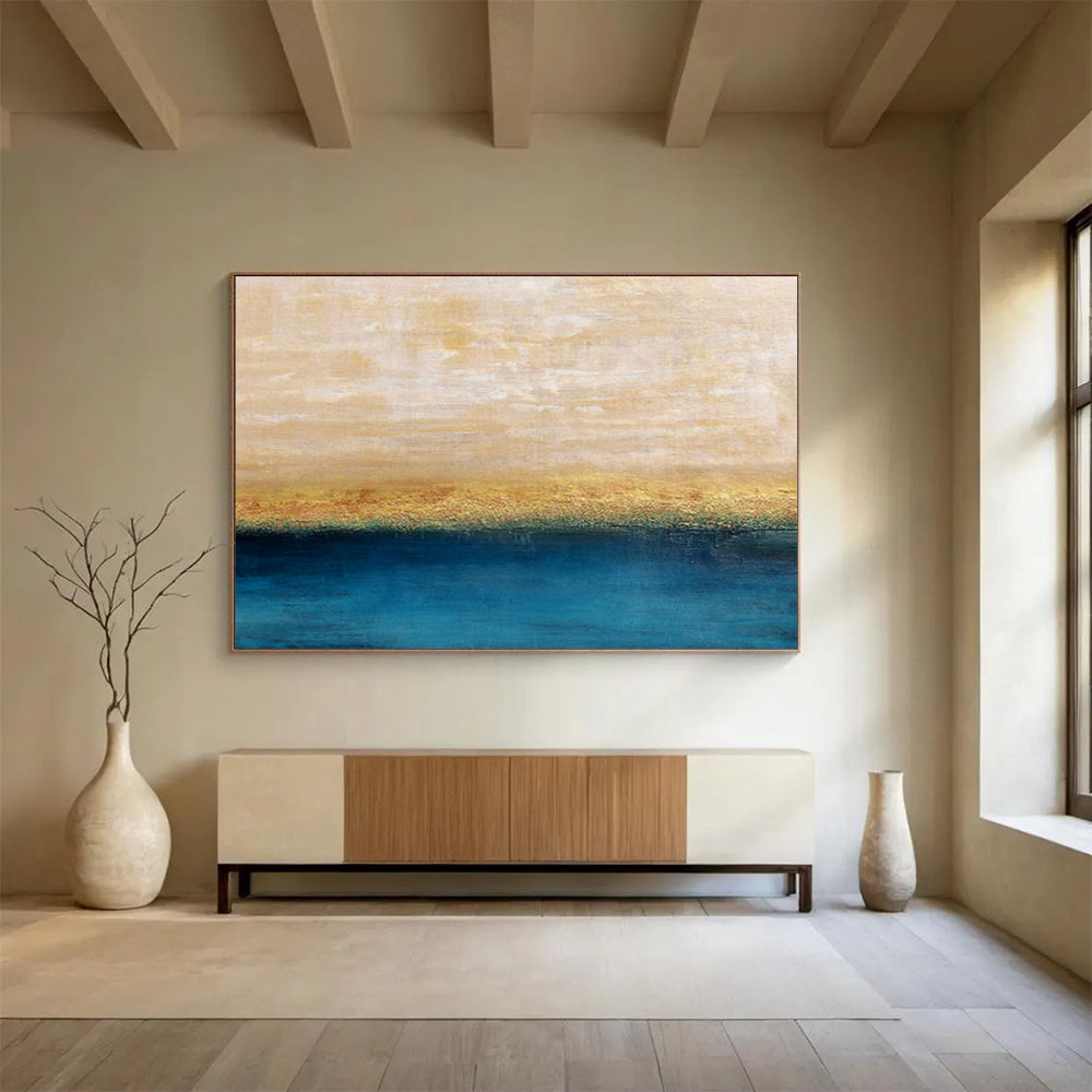 Large - Scale Personalized Abstract Mural for Community Center DKH017