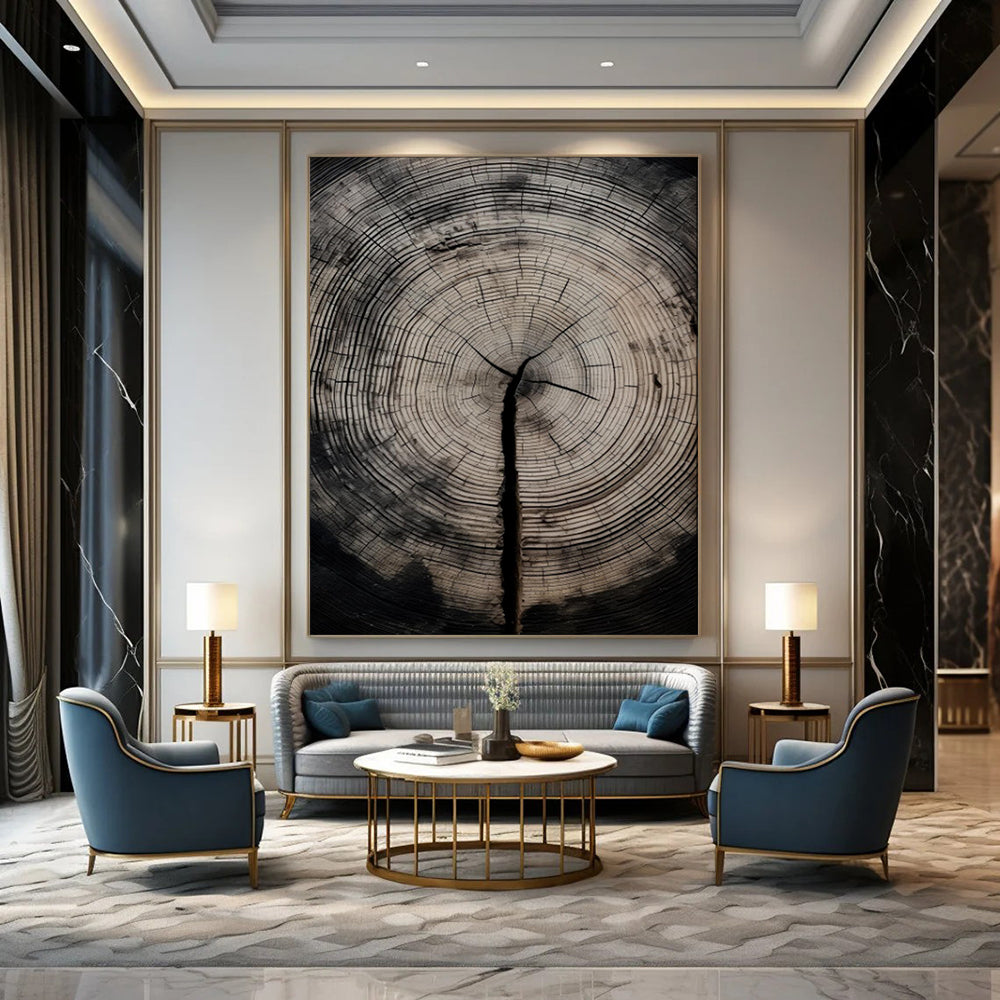 Hand-Painted Personalized Abstract Painting for Living Room & Bar LargeART1914