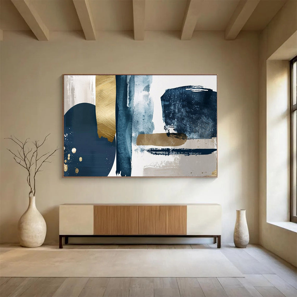 Vivid Giant Abstract Painting for Hallway & Bar LargeART1720