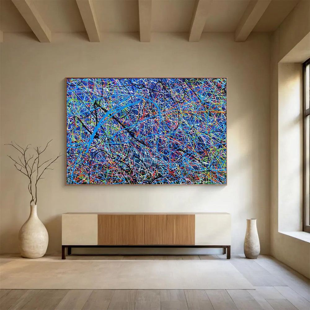 Captivating Vast - Scale Abstract Mural for Office & Living Room LargeART1726