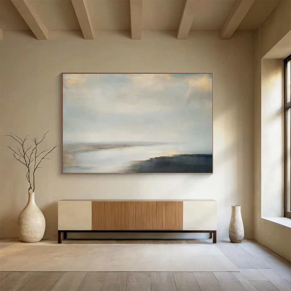Hand - Painted Bespoke Large - Format Art for Living Room & Office DKH108