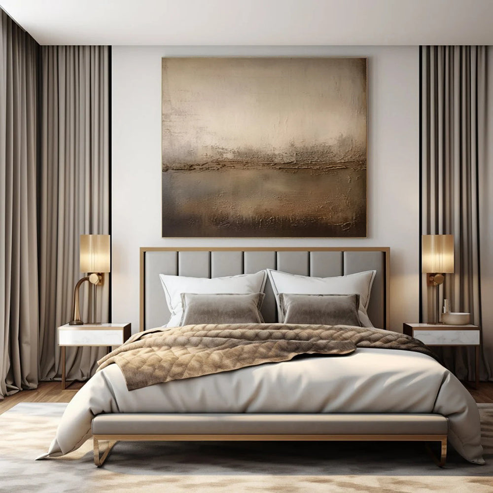 Hand-Painted Bespoke Abstract Art for Dining Room & Hotel LargeART1467